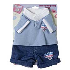 Tatty Teddy Me to You Bear Blue Polo Shirt and Jeans Image Preview